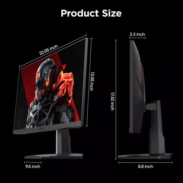 Koorui 24.5-Inch FHD Gaming Computer Monitor VA 170Hz - 25E3A thumbnail 11