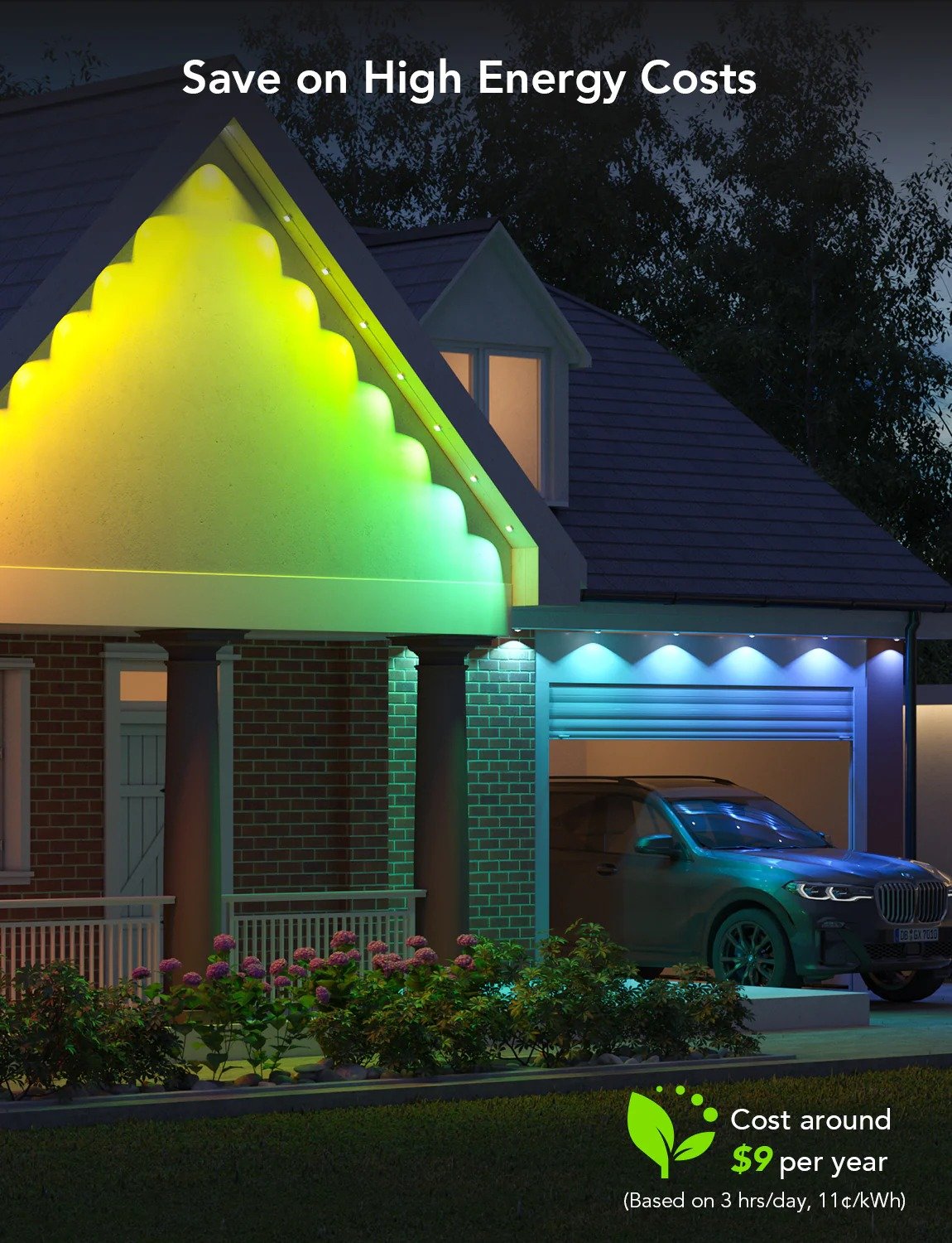 Enhance Your Outdoor Atmosphere with the Govee RGBIC Permanent Outdoor Light - 30M - PC070922 thumbnail 16