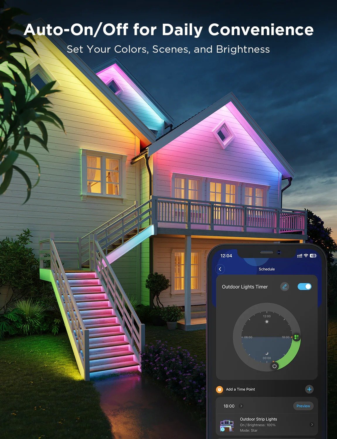 Illuminate Your Outdoors with the Govee RGBIC Outdoor LED Strip Light - PC066262 thumbnail 10