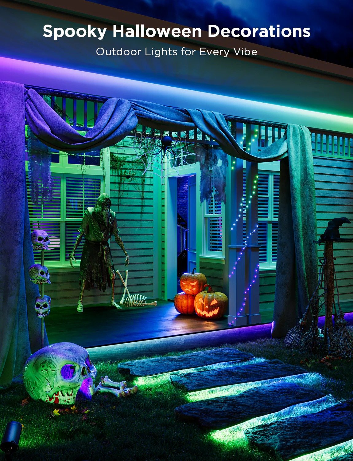 Illuminate Your Outdoors with the Govee RGBIC Outdoor LED Strip Light - PC066262 thumbnail 4