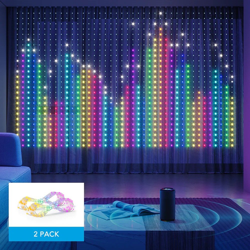 Govee Curtain Lights - Dynamic DIY Canvas - PC066530 thumbnail 12