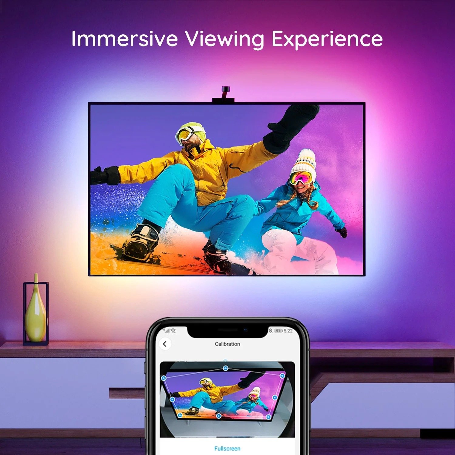 Govee RGBIC TV Back Light - PC066268 thumbnail 12