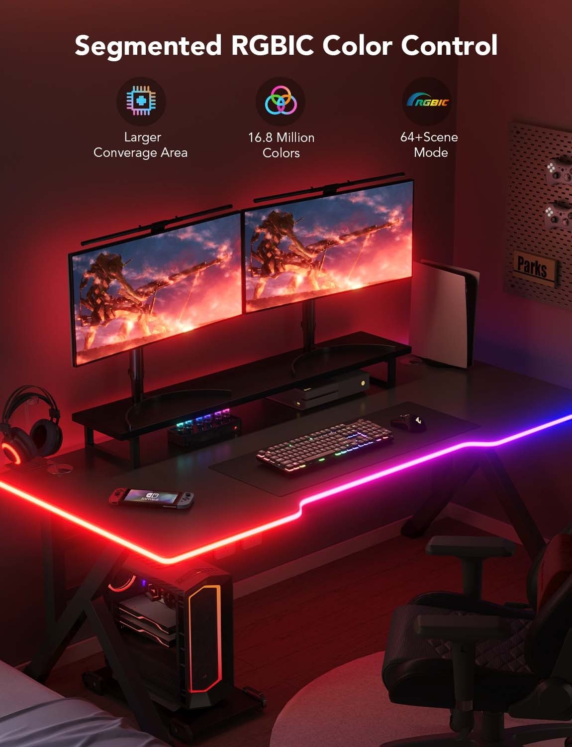 Light Up Your Desk with the Govee RGBIC LED Neon Rope Light - PC075246 thumbnail 19
