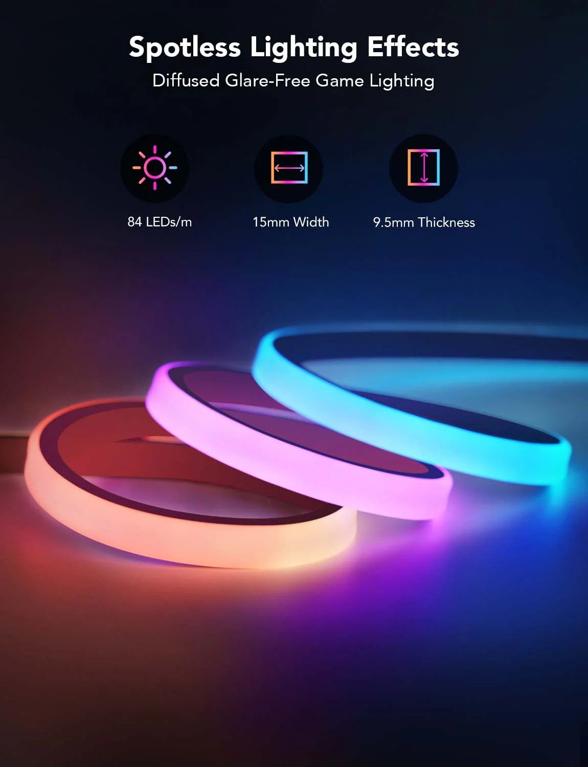 Light Up Your Desk with the Govee RGBIC LED Neon Rope Light - PC075246 thumbnail 18