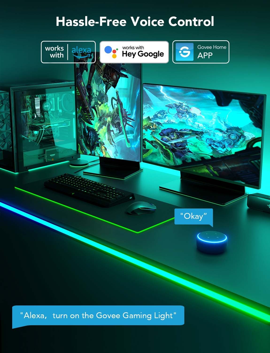Light Up Your Desk with the Govee RGBIC LED Neon Rope Light - PC075246 thumbnail 14