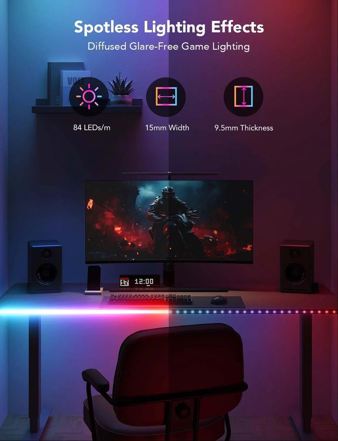 Light Up Your Desk with the Govee RGBIC LED Neon Rope Light - PC075246 thumbnail 13