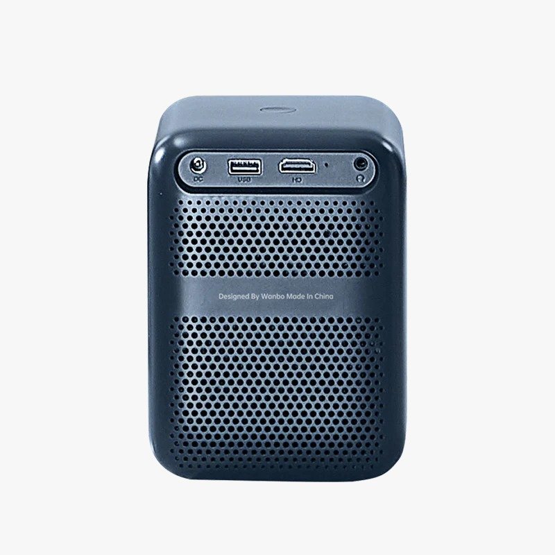 Wanbo T2 Max New Android 9.0 1080p AI Auto Focus Portable Projector in Blue thumbnail 7