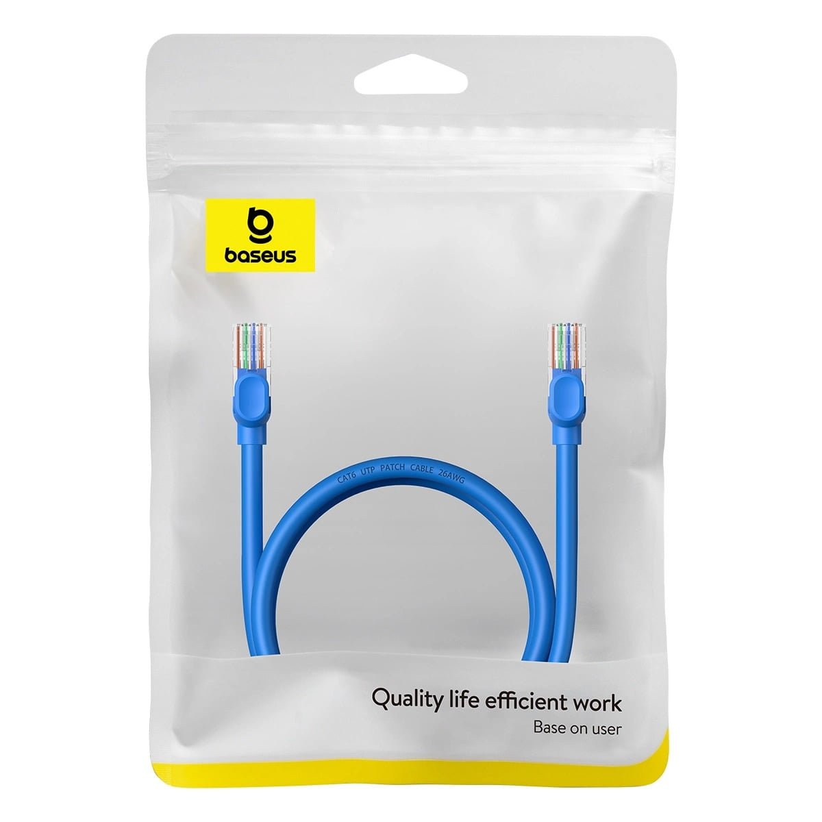 BASEUS CAT 6 GIGABIT ETHERNET CABLE GALAXY BLUE PCWL-A102 thumbnail 4