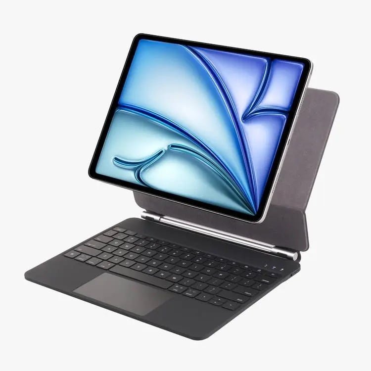 Green Lion Magic Keyboard Case for Apple iPad Air/Pro 11/13 Inch - Sleek Black GNMGKY thumbnail 3