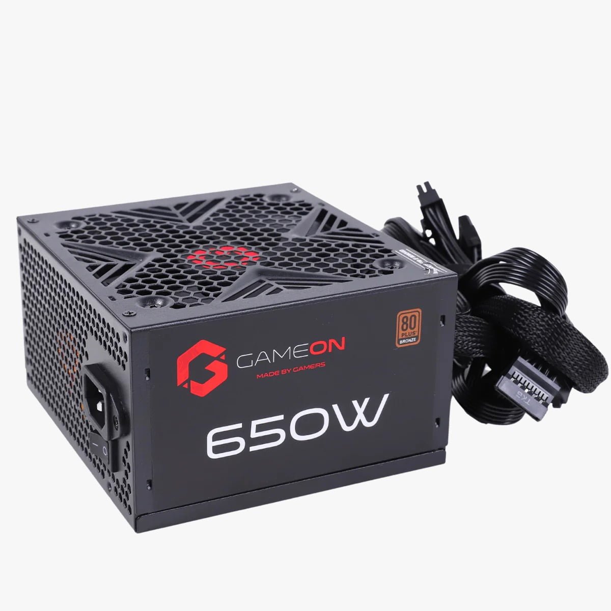 GameOn 650 Watts 80 Plus Bronze Gaming Power Supply - Reliable Performance GO-SPYATX650W thumbnail 8