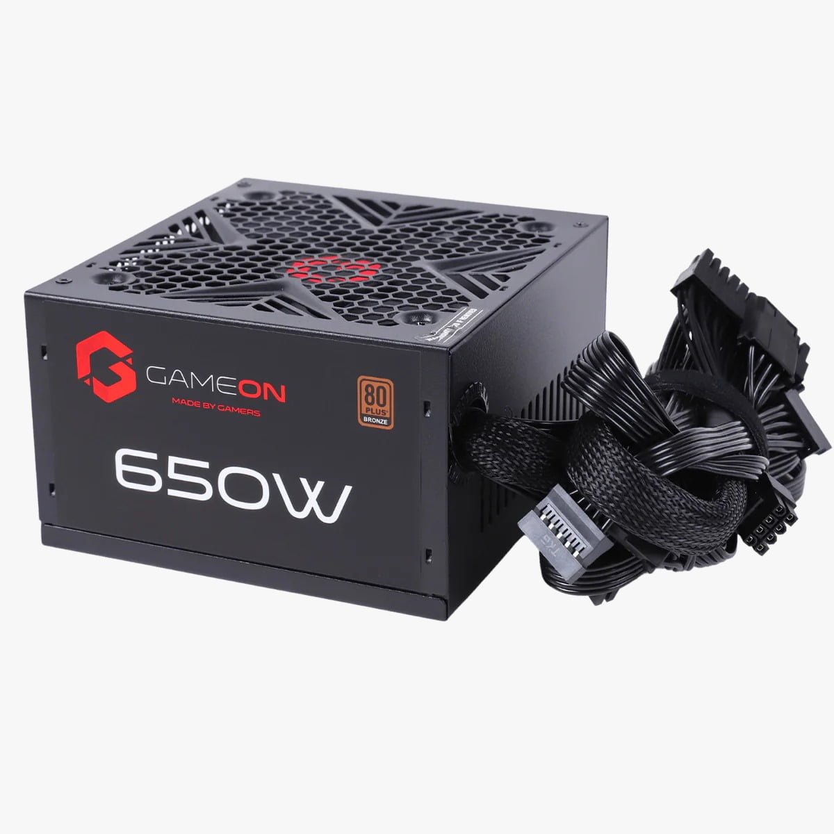 GameOn 650 Watts 80 Plus Bronze Gaming Power Supply - Reliable Performance GO-SPYATX650W thumbnail 10