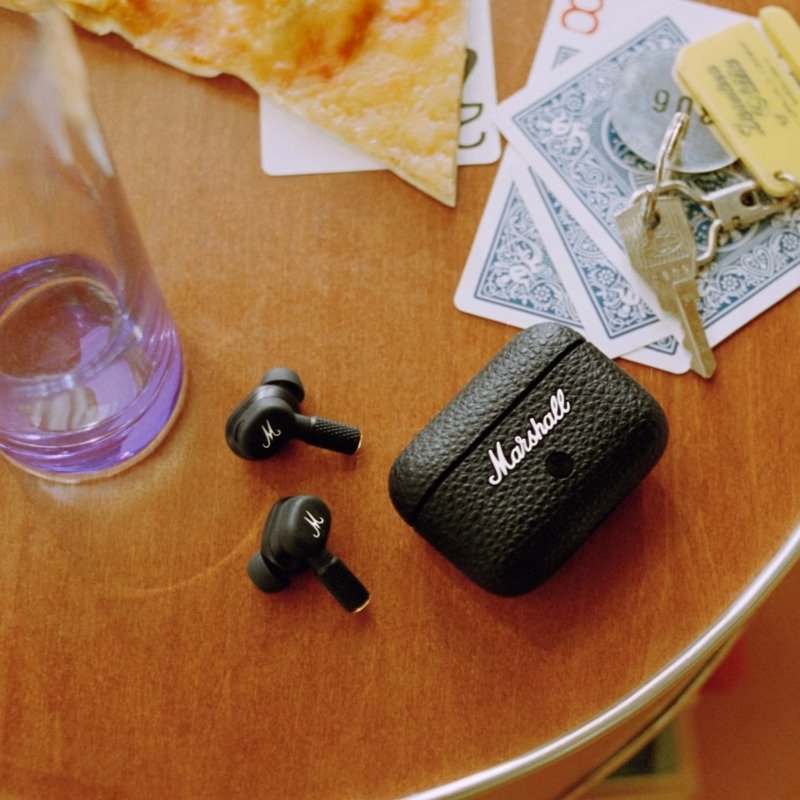 Marshall Motif II A.N.C. Wireless Bluetooth Earbuds - Black MOTIF II thumbnail 10