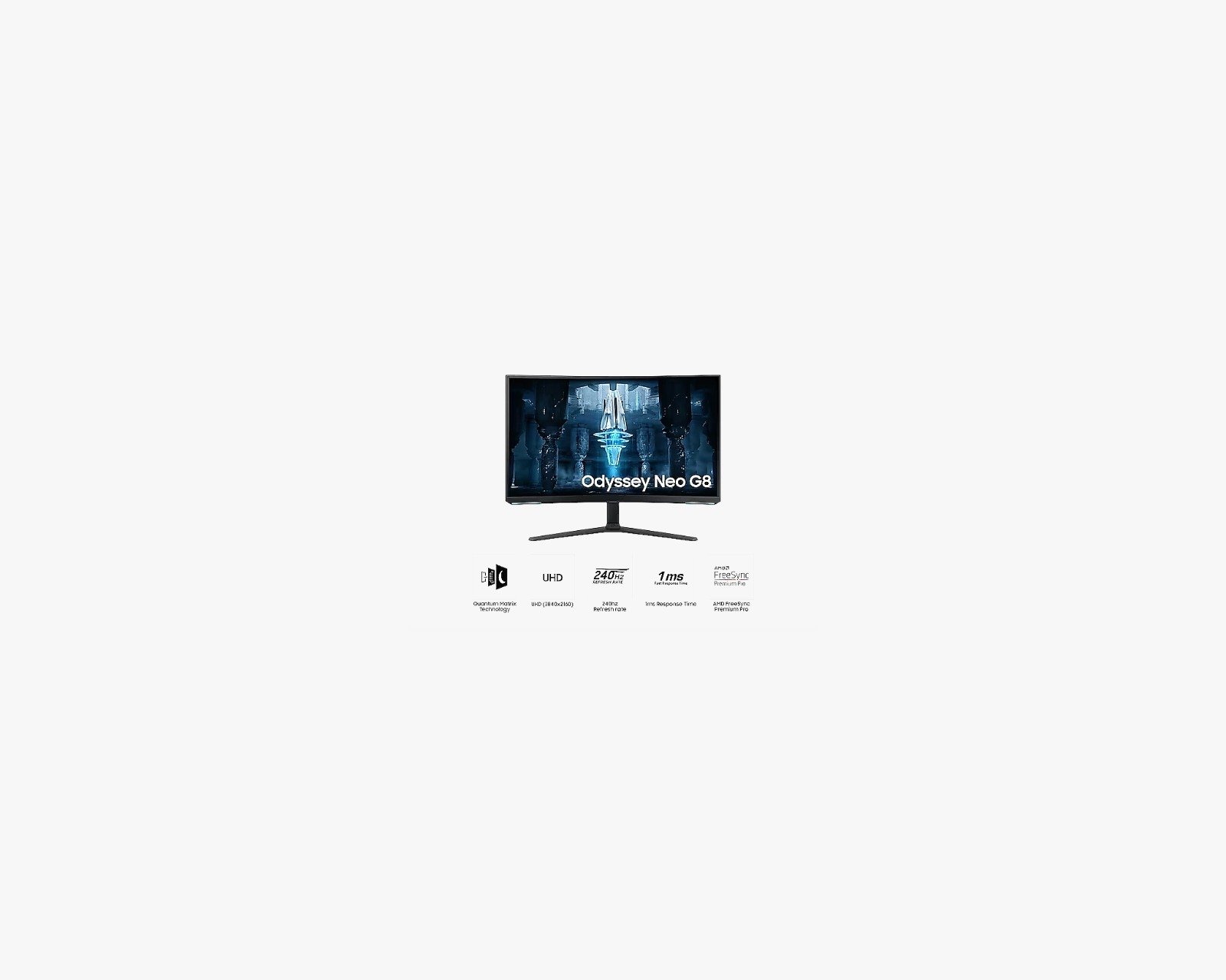 Samsung 32-Inch Neo G8 UHD Curved Gaming Monitor (LS32BG850NMXUE) - 1ms Response, 240Hz Refresh Rate, Quantum HDR thumbnail 19