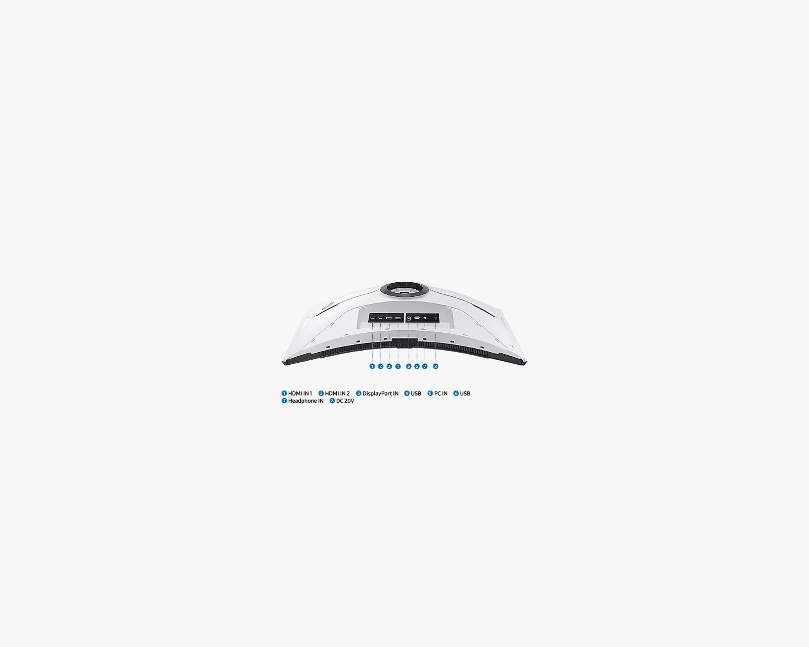 Samsung 32-Inch Neo G8 UHD Curved Gaming Monitor (LS32BG850NMXUE) - 1ms Response, 240Hz Refresh Rate, Quantum HDR thumbnail 12