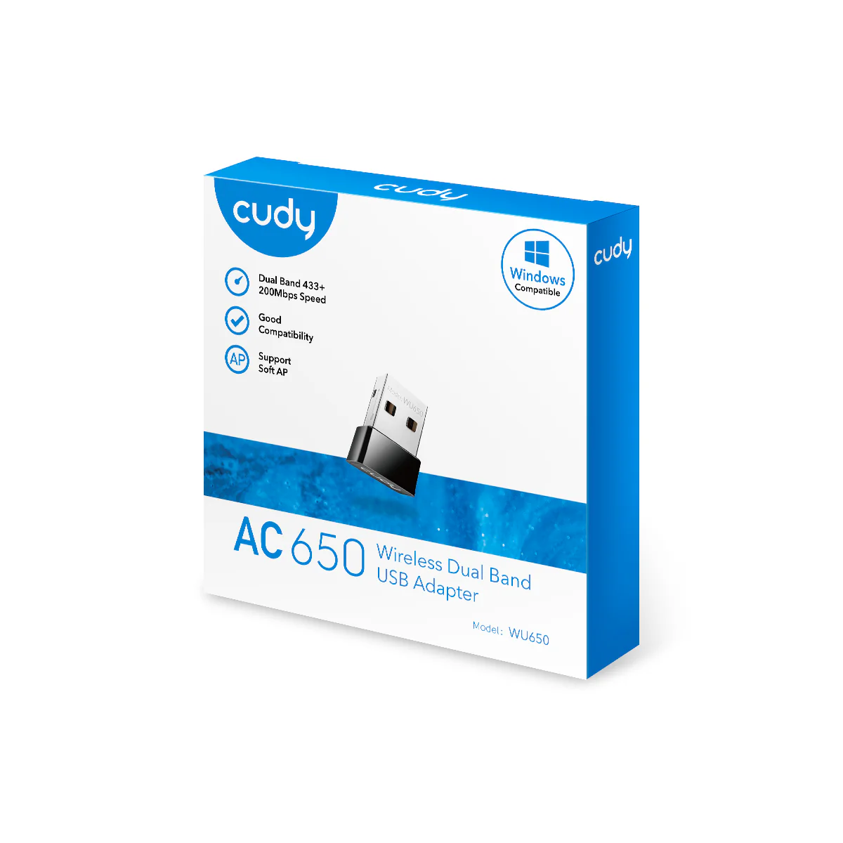 Cudy WU650 AC650 Dual-Band Wi-Fi USB Adapter thumbnail 6