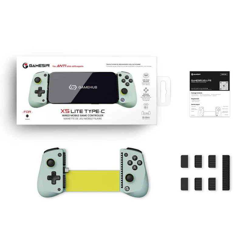 GAMESIR X5 LITE TYPE-C WIRED MOBILE GAME CONTROLLER WASABI thumbnail 8
