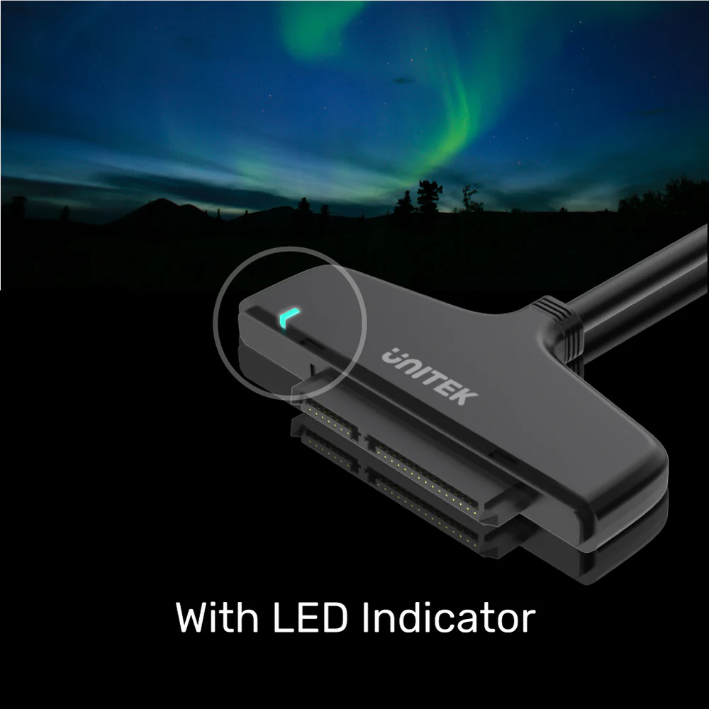 UNITEK USB 3.1 USB A TO 2.5 SATA 6G CONVERTER BLACK Y-1096 thumbnail 14