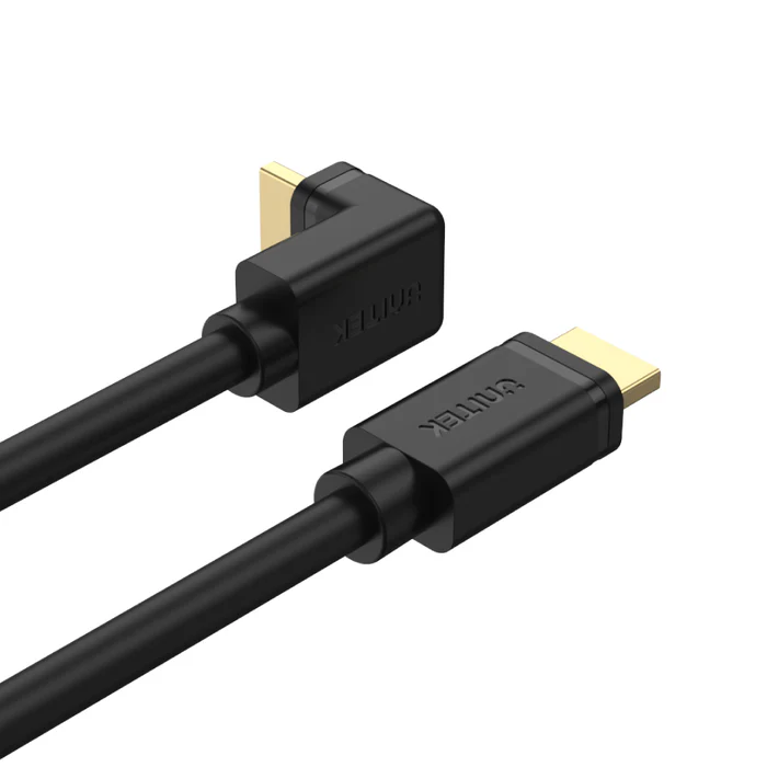 UNITEK 4K ULTRA HD HDMI RIGHT ANGLE 270 DEGREE ELBOW CABLE BLACK Y-C1009 thumbnail 12