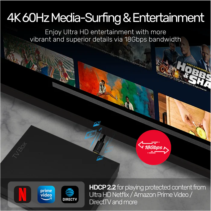 UNITEK 4K ULTRA HD HDMI RIGHT ANGLE 270 DEGREE ELBOW CABLE BLACK Y-C1009 thumbnail 10