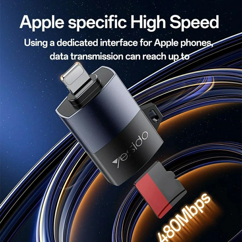 YESIDO CARD READER BLACK GS38 thumbnail 4