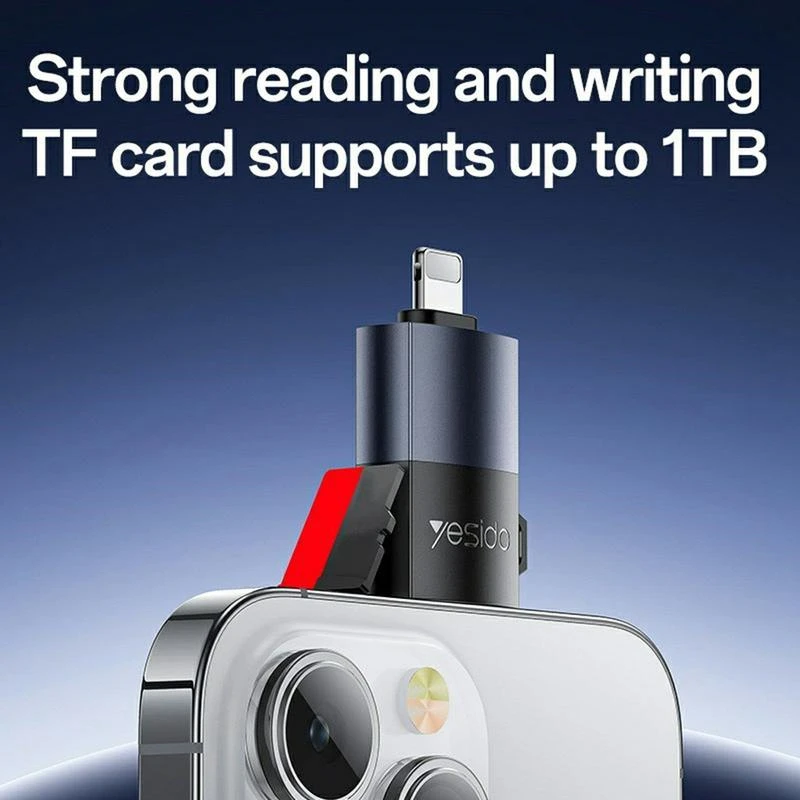 YESIDO CARD READER BLACK GS38 thumbnail 8