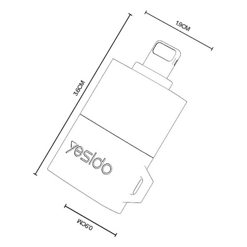 YESIDO CARD READER BLACK GS38 thumbnail 7