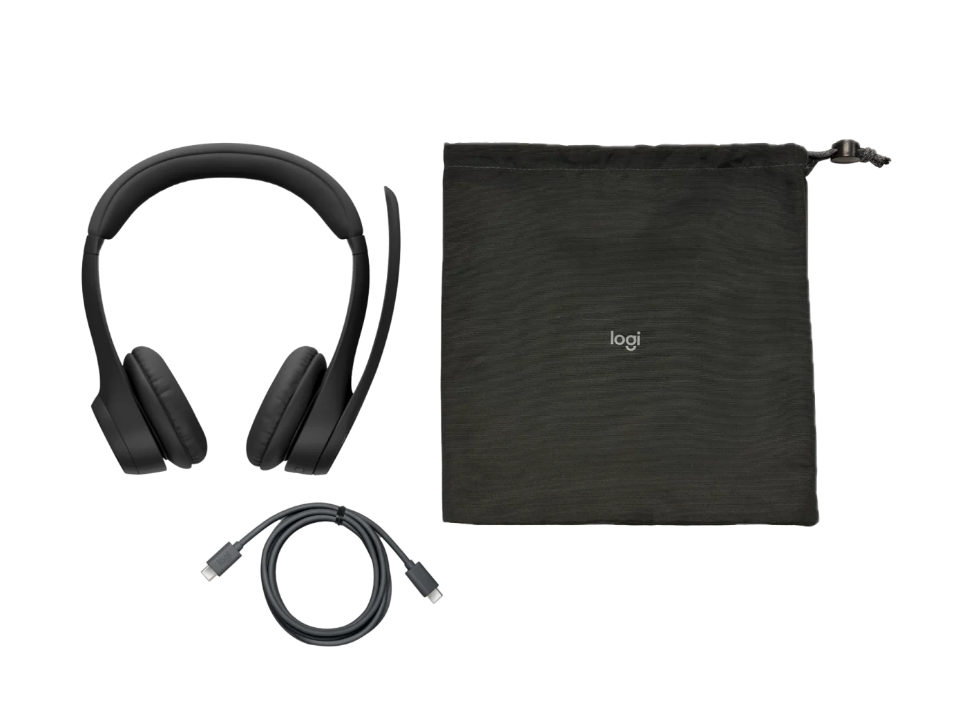 LOGITECH ZONE 305 WIRELESS HEADSET WITH NOISE CANCELLING MIC BLACK 981-001451 thumbnail 11