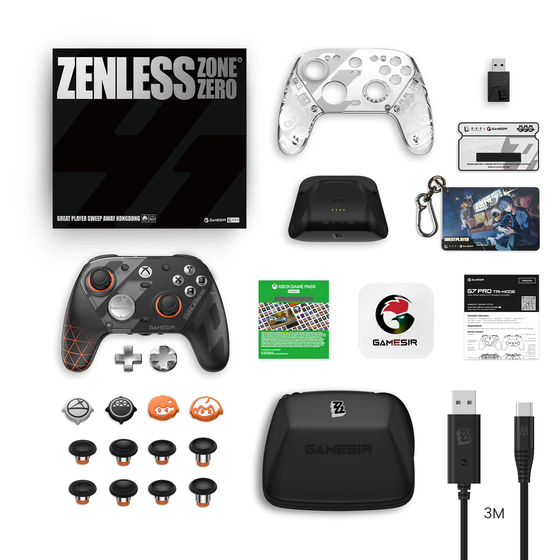 GAMESIR G7 PRO ZENLESS ZONE ZERO GAMING CONTROLLER BLACK thumbnail 13