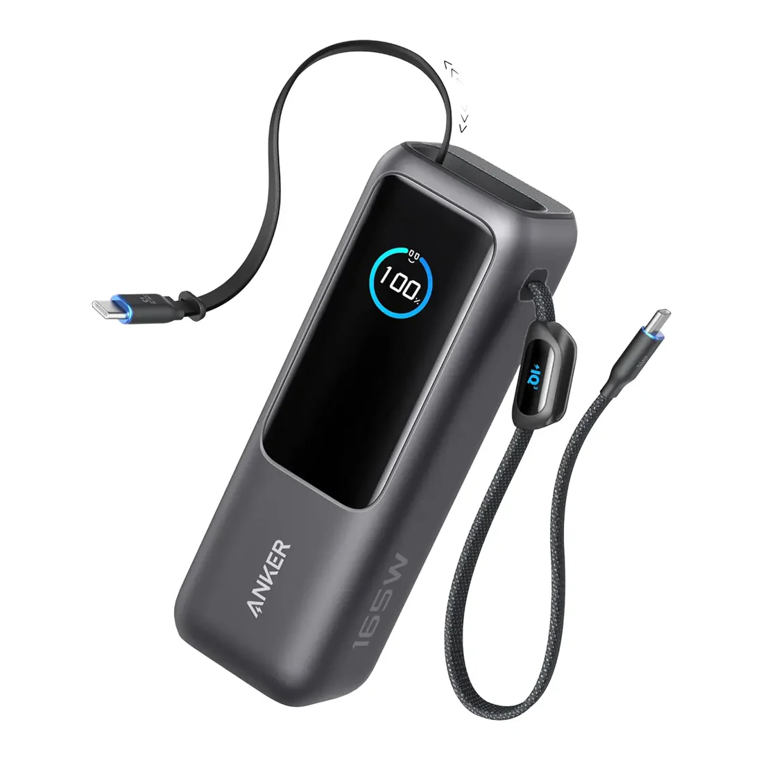 ANKER 2 PORT 165W 25000MAH ULTRA-FAST CHARGING POWER BANK WITH TYPE-C CABLE BLACK A1695H11