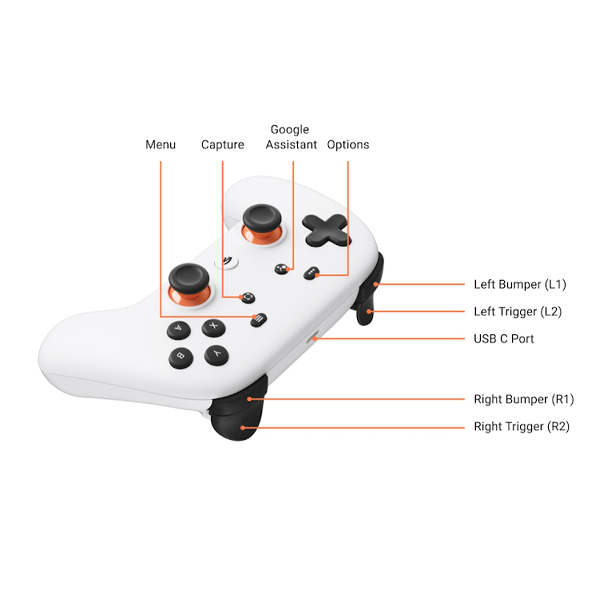Google Stadia Controller thumbnail 2