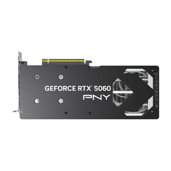 PNY NVIDIA GeForce RTX™ 5060 Epic-X™ ARGB OC Triple Fan, Graphics Card (8GB GDDR7, 128-bit, SFF-Ready, PCIe® 5.0, HDMI®/DP 2.1, 2-Slot, NVIDIA Blackwell Architecture, DLSS 4) thumbnail 3