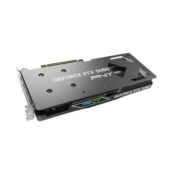 PNY NVIDIA GeForce RTX™ 5060 Epic-X™ ARGB OC Triple Fan, Graphics Card (8GB GDDR7, 128-bit, SFF-Ready, PCIe® 5.0, HDMI®/DP 2.1, 2-Slot, NVIDIA Blackwell Architecture, DLSS 4) thumbnail 7