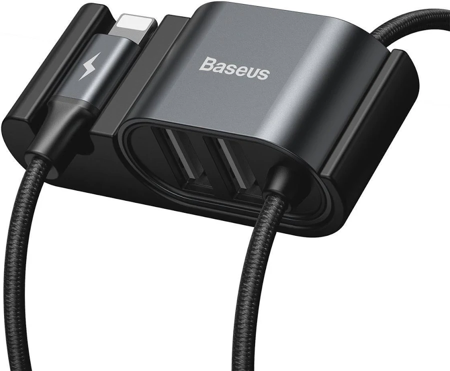 BASEUS SPECIAL DATA CABLE FOR BACKSEAT BLACK CALHZ-01 thumbnail 3
