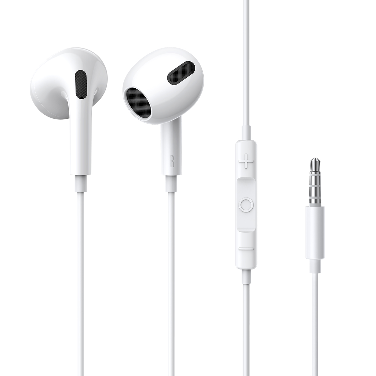 BASEUS ENCOK H17 3.5MM LATERAL IN EAR WIRED EARPHONE WHITE