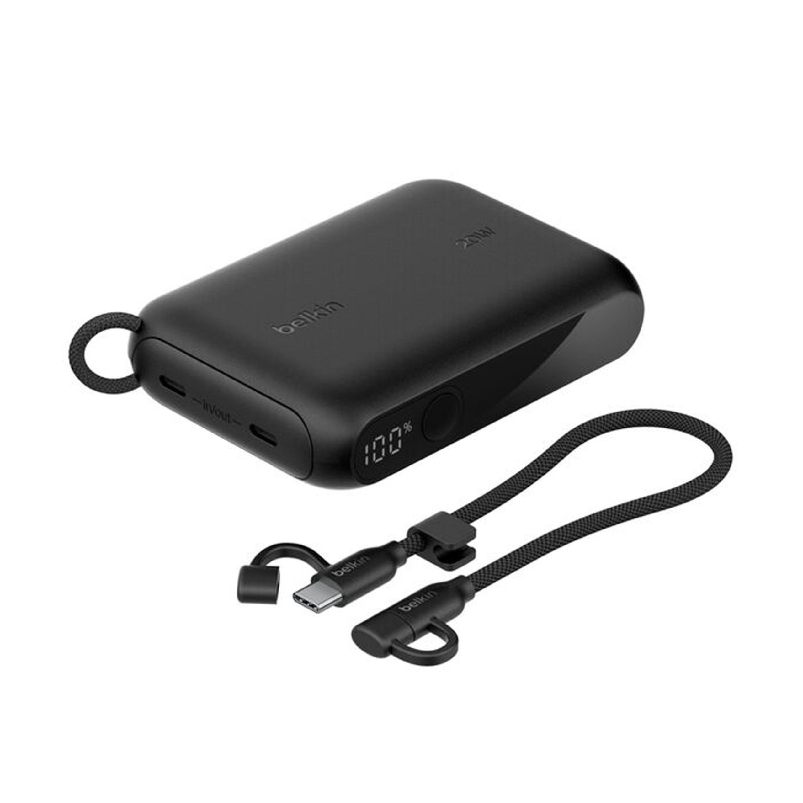 BELKIN BOOST CHARGE POWERBANK 10K WITH DISPLAY BLACK BPB027HQBK