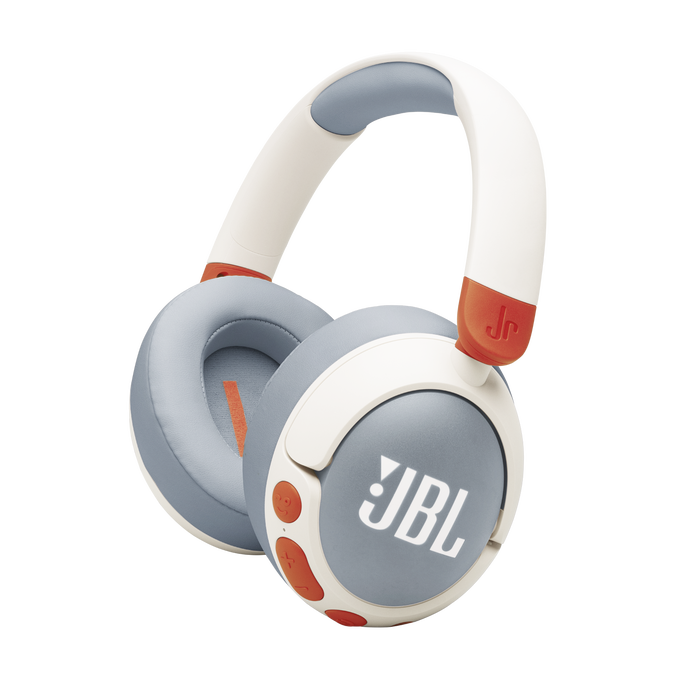 JBL JR 470 NC WIRELESS NOISE CANCELLING OVER-EAR HEADPHONES WHITE