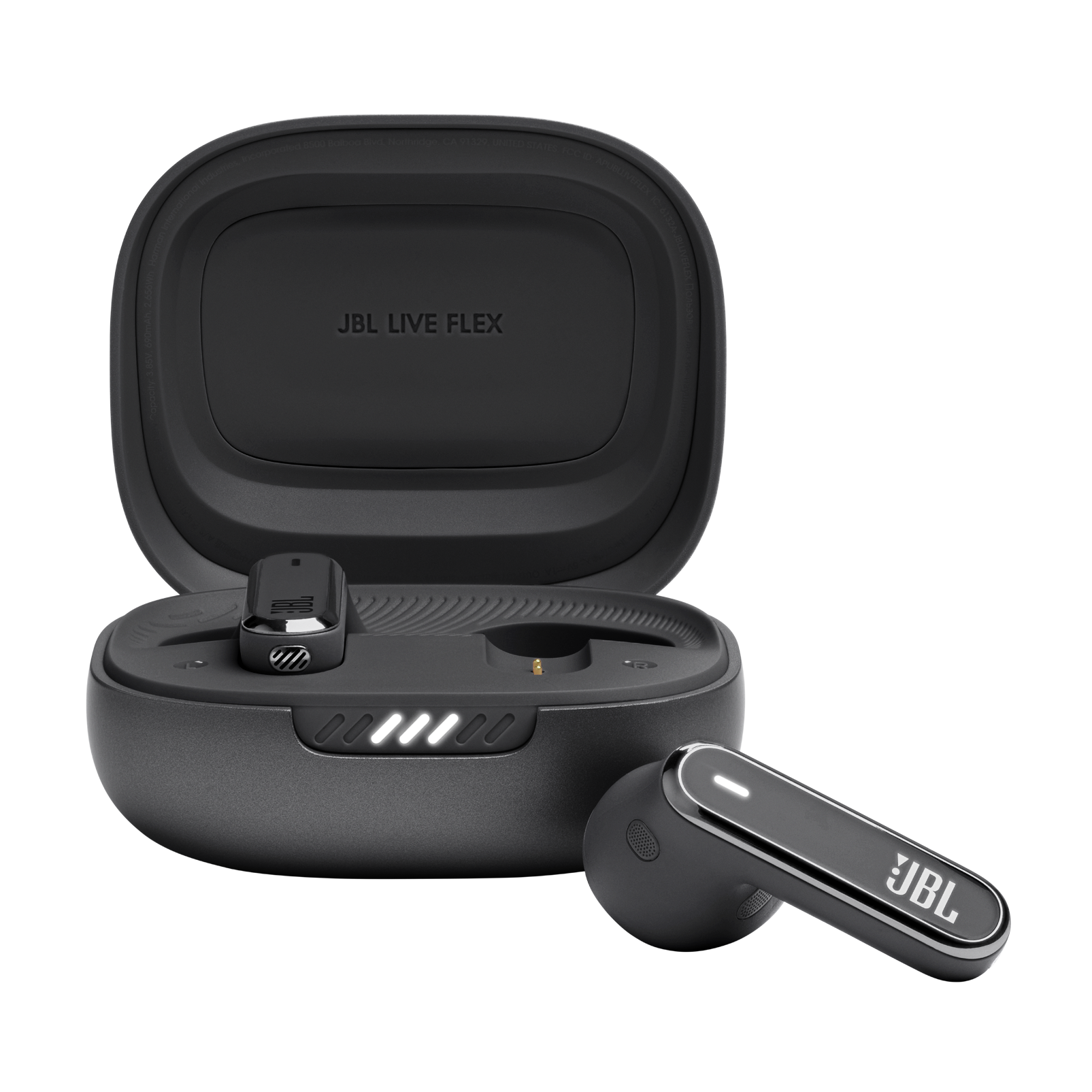 JBL LIVE FLEX TRUE WIRELESS NOISE CANCELLING EARBUDS SILVER