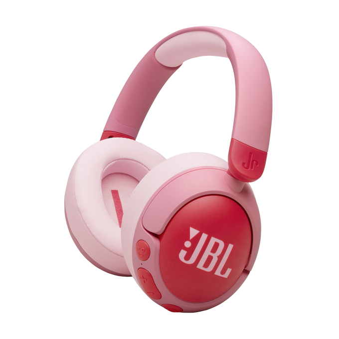 JBL JR 470 NC WIRELESS NOISE CANCELLING OVER-EAR HEADPHONES PINK