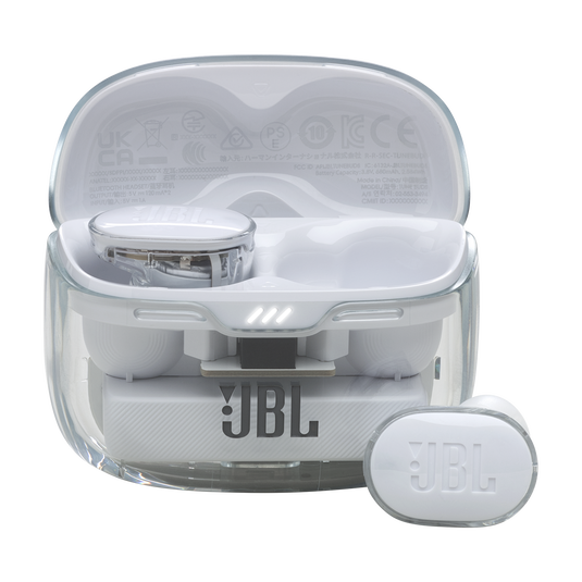 JBL TUNE BUDS TRUE WIRELESS IN EAR EARBUDS WITH MIC GHOST WHITE