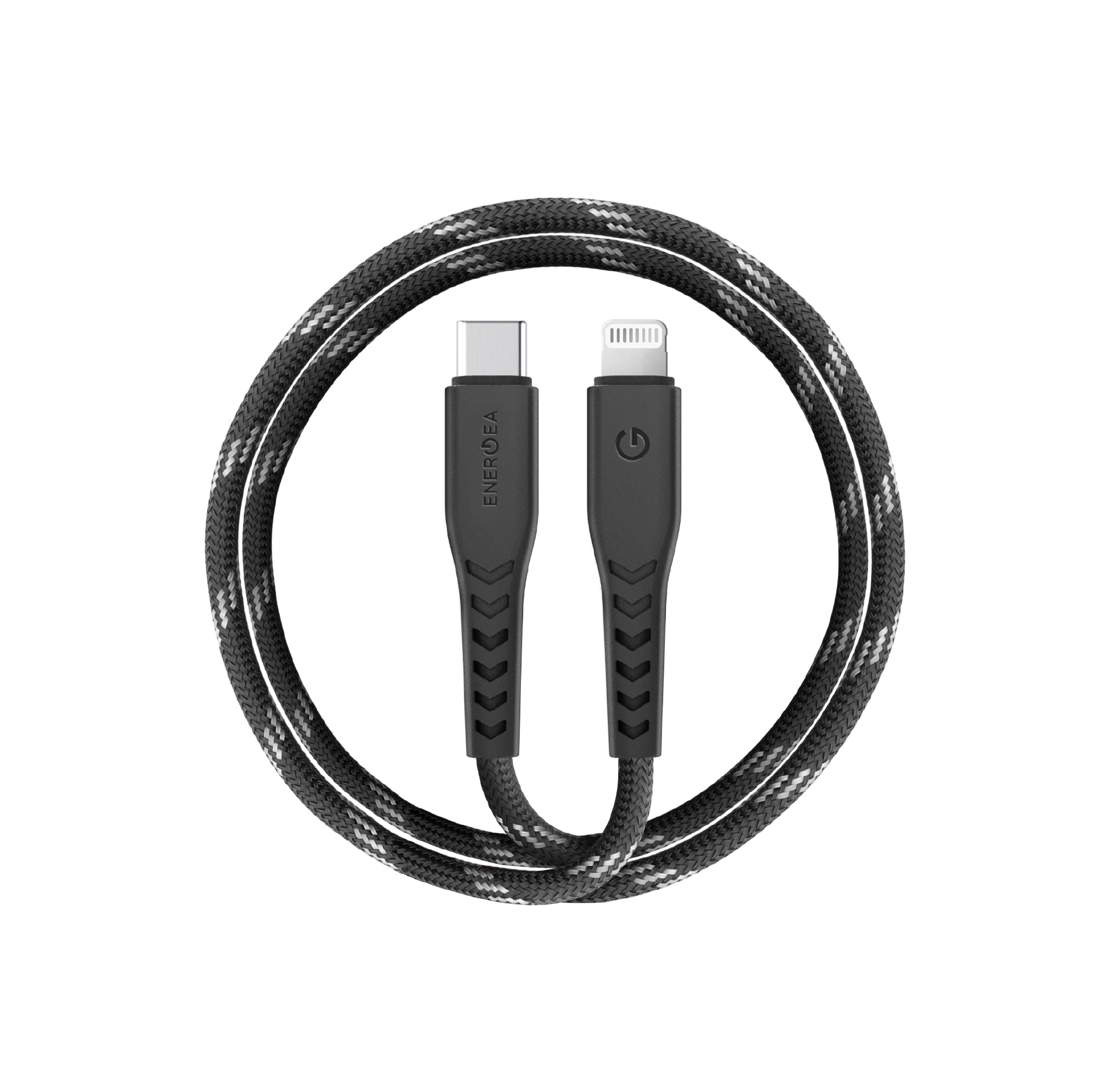 ENERGEA C94 NYLOFLEX CABLE USB-C TO LIGHTNING 1.5M BLACK
