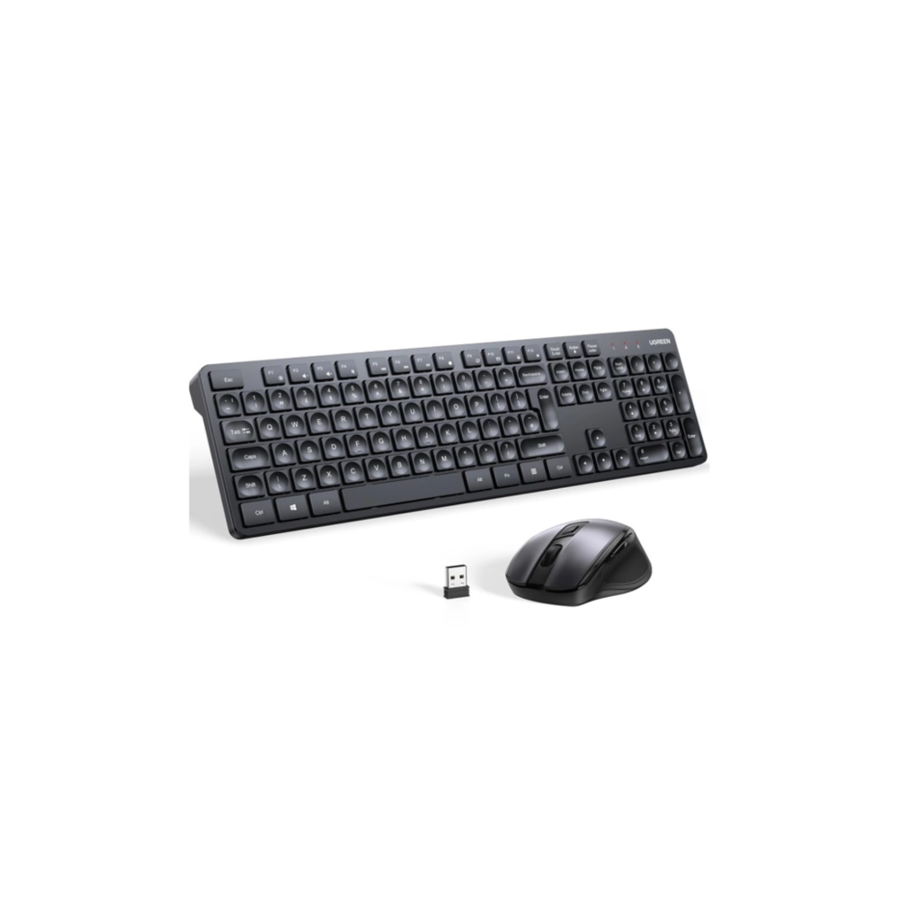 UGREEN MK006 WIRLESS KEYBORAD AND MOUSE COMBO 45248 BLACK