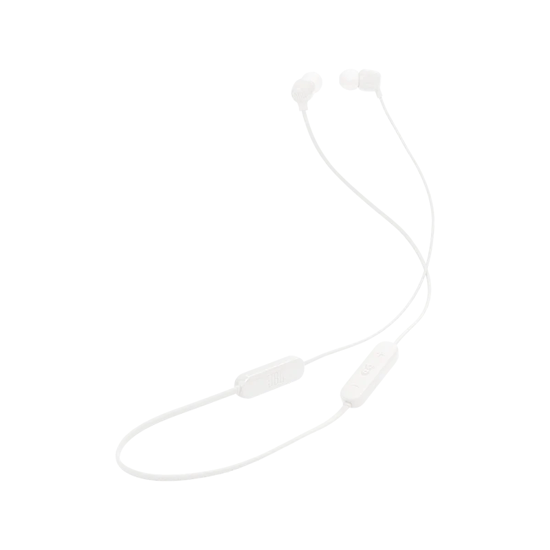 JBL TUNE 135BT WIRELESS EARBUD HEADPHONES WHITE