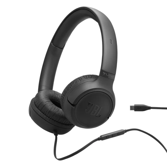 JBL TUNE 530C USB C WIRED ON-EAR HEADPHONE BLACK