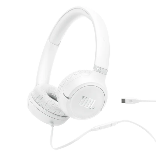 JBL TUNE 530C USB C WIRED ON-EAR HEADPHONE WHITE