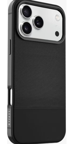 LEVELO IPHONE 17 PRO MAX LEVELO CUIR CASE PHANTOM BLACK LVLCUIR17PMPHBK