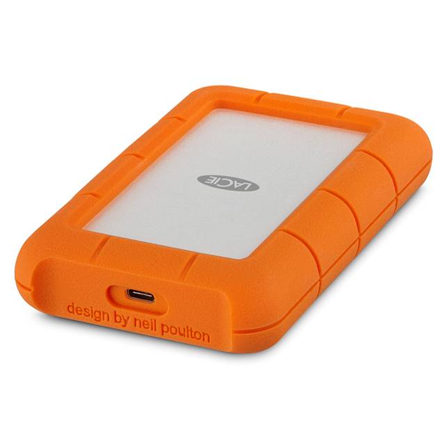 LACIE 2TB RUGGED USB-C 3.2 GEN 1 EXTERNAL HARD DRIVE STFR2000800