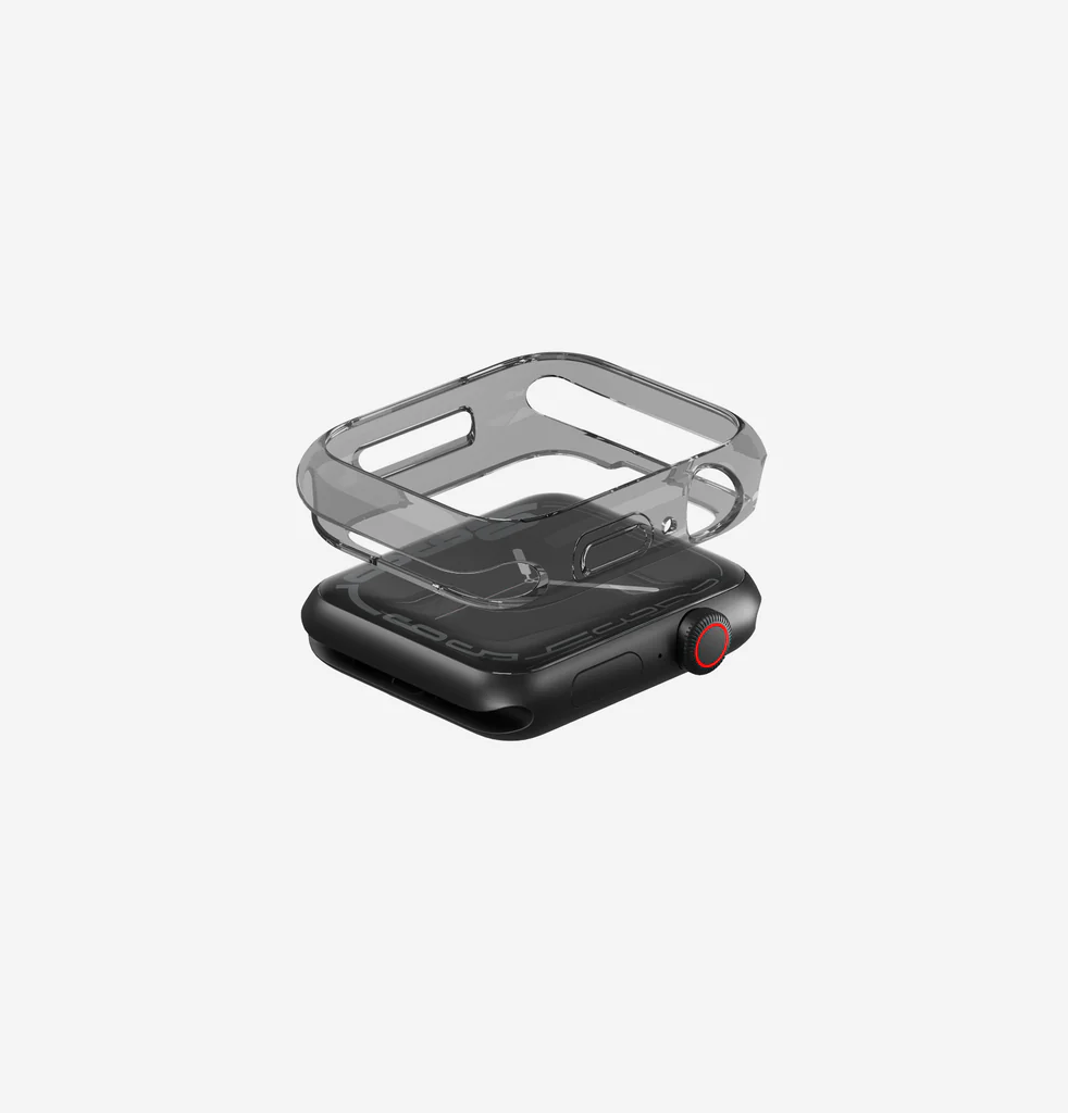 UNIQ APPLE WATCH 41MM GLASE CASE DUAL PACK CLEAR/SMOKE thumbnail 2
