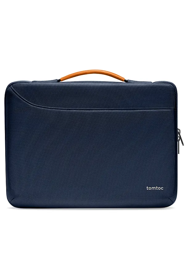 TOMTOC DEFENDER A22 14 INCH LAPTOP BRIEFCASE NAVY BLUE A22D2B1