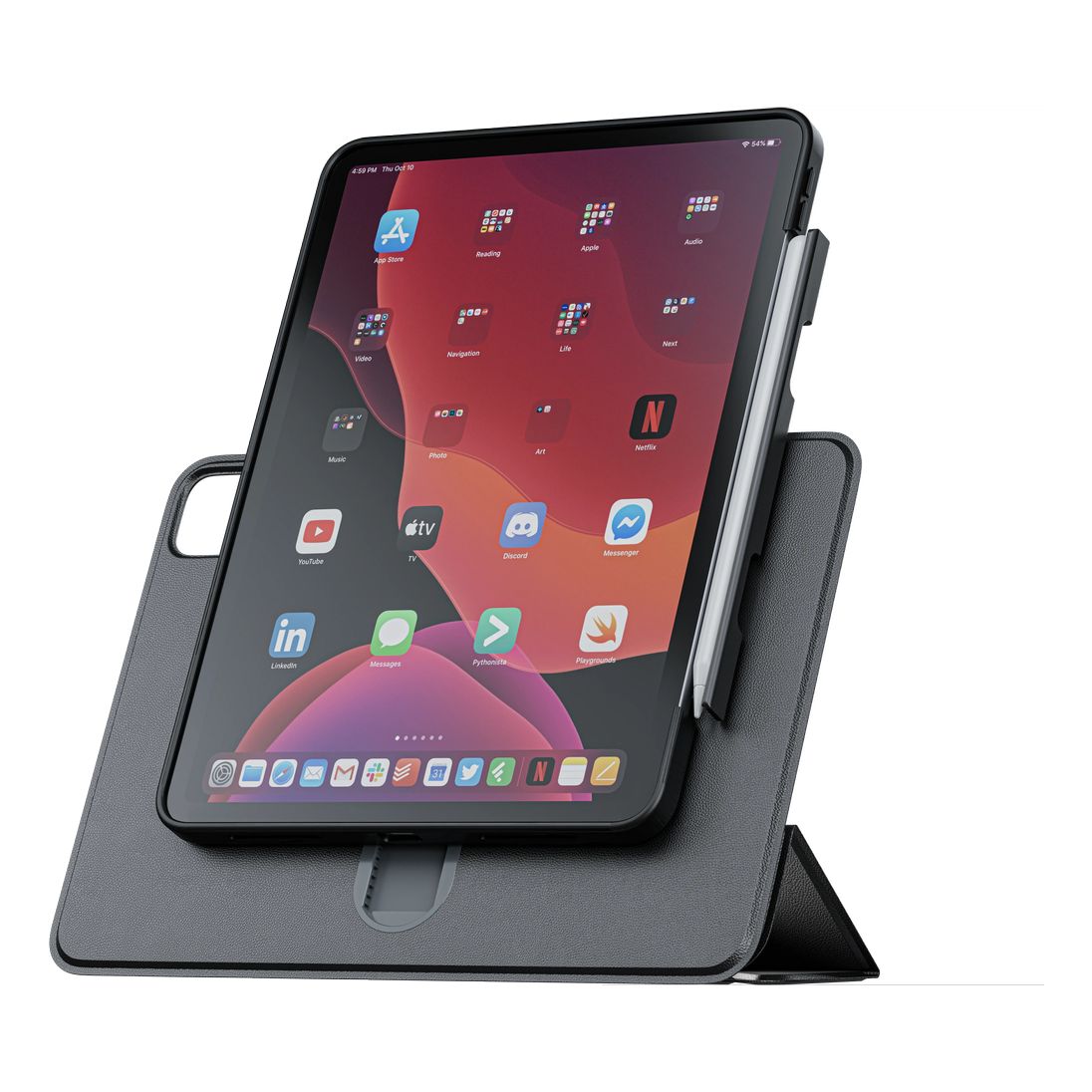 LEVELO APPLE IPAD PRO 11 CONVERGE DETACHABLE CASE BLACK LVLCDCP11BK