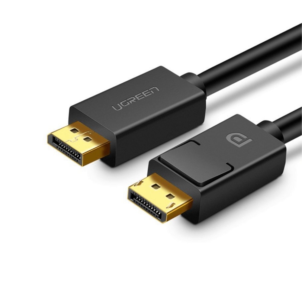 UGREEN DP MALE TO MALE CABLE 1.5M BLACK 10245